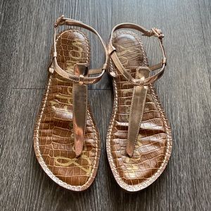 Sam Edelman Gigi Metallic Sandals